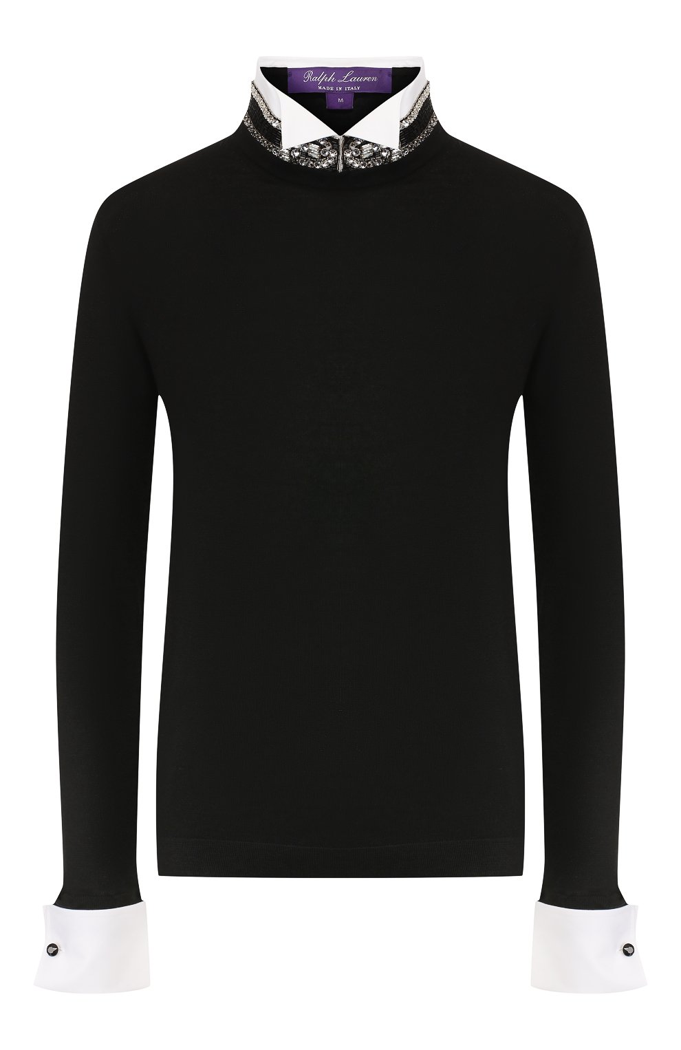 Кашемировый пуловер RALPH LAUREN черного цвета по цене 259500 руб., арт. 290776330, фото 1 Кашемировый пуловер RALPH LAUREN, арт. 290776330, фото 1