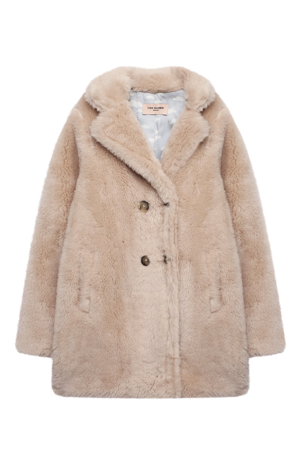 Шерстяное пальто YVES SALOMON ENFANT, арт. 21WEM606XXLATI/8-10, фото 1