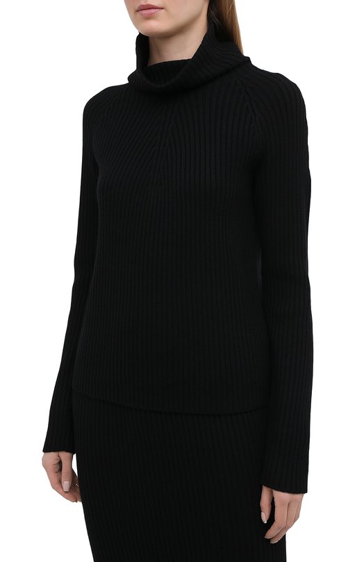 Шерстяной свитер St. John Чёрный, фото 3