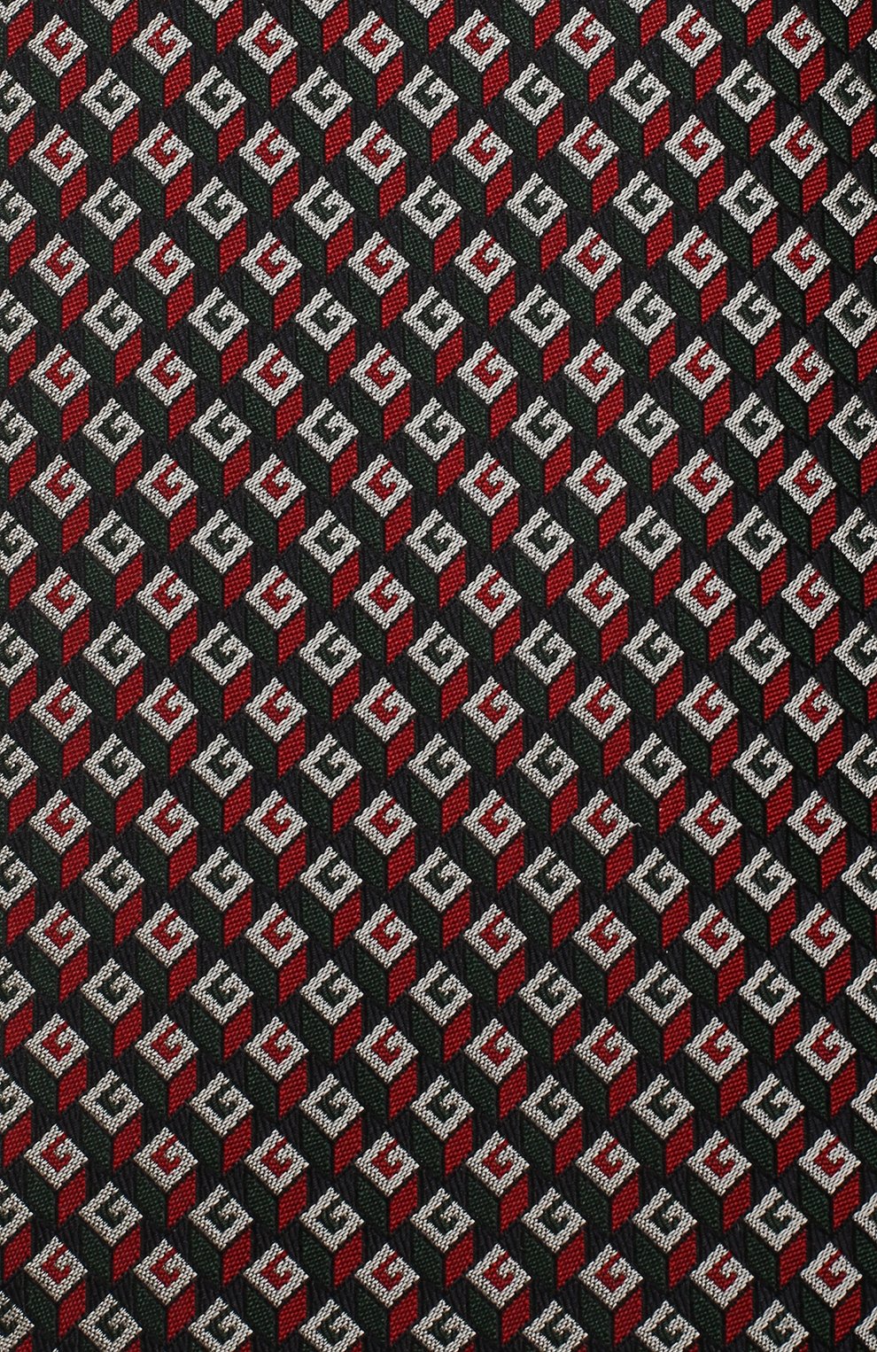 Шелковый галстук с принтом GUCCI, арт. 520917/4B002, фото 3
