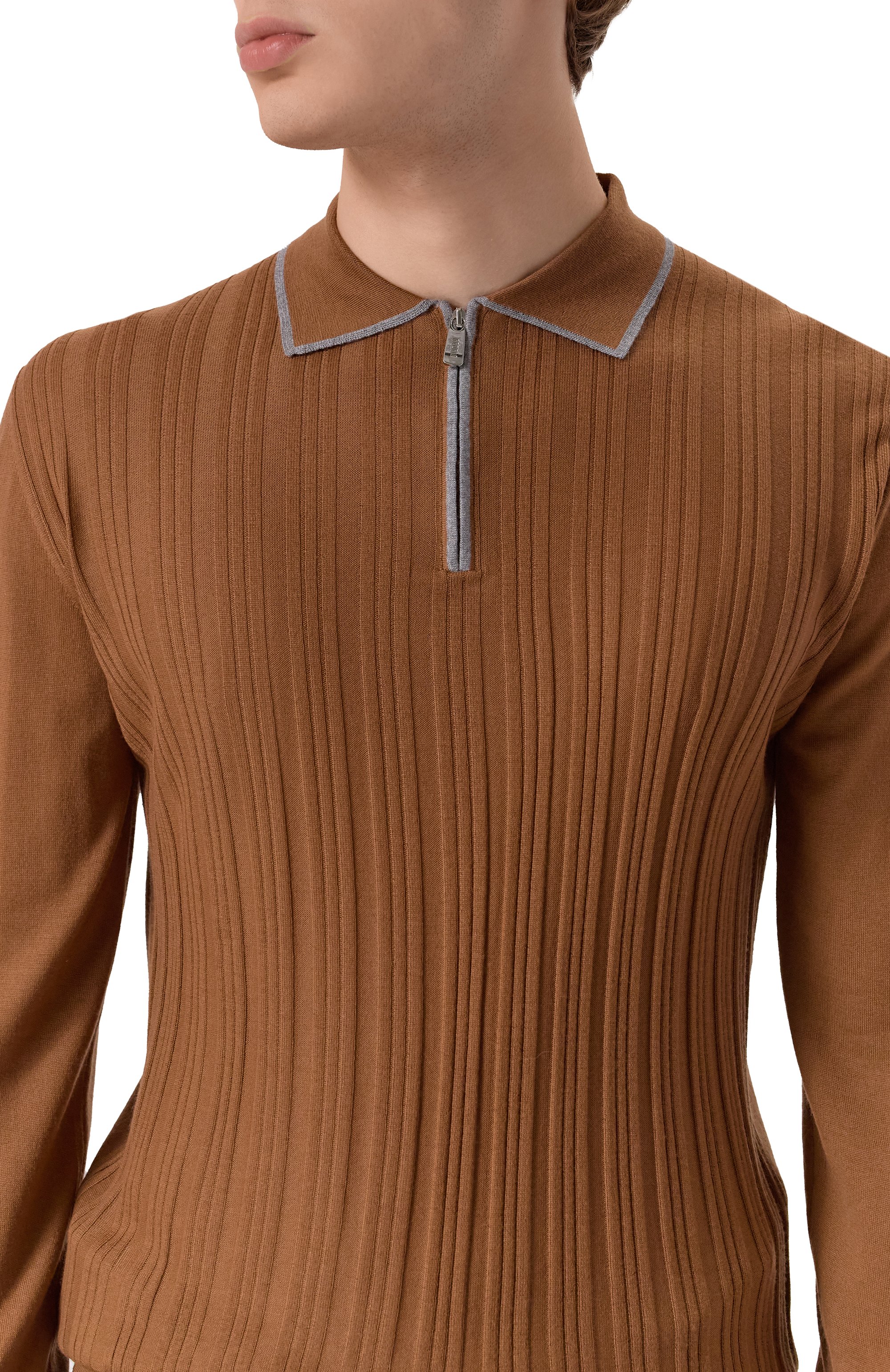 Шерстяное поло FEDELI, арт. MU006453, фото 5