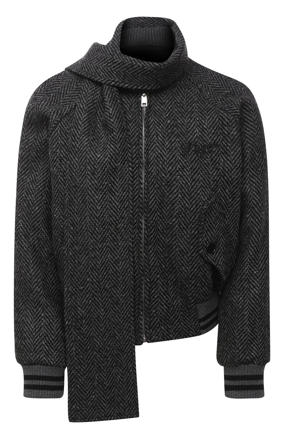 Бомбер MSGM серого цвета по цене 62950 руб., арт. 2941MDH06X 207669, фото 1 Бомбер MSGM, арт. 2941MDH06X 207669, фото 1