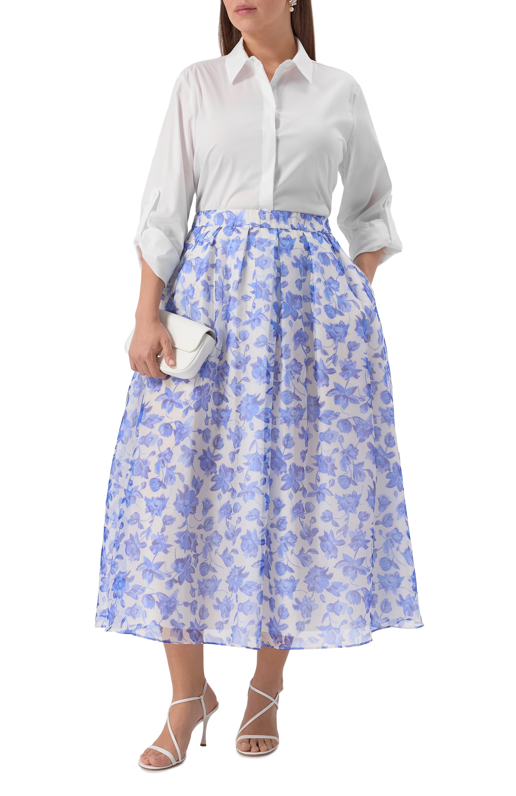 Шелковая юбка WEEKEND MAX MARA, арт. MARCA, фото 2