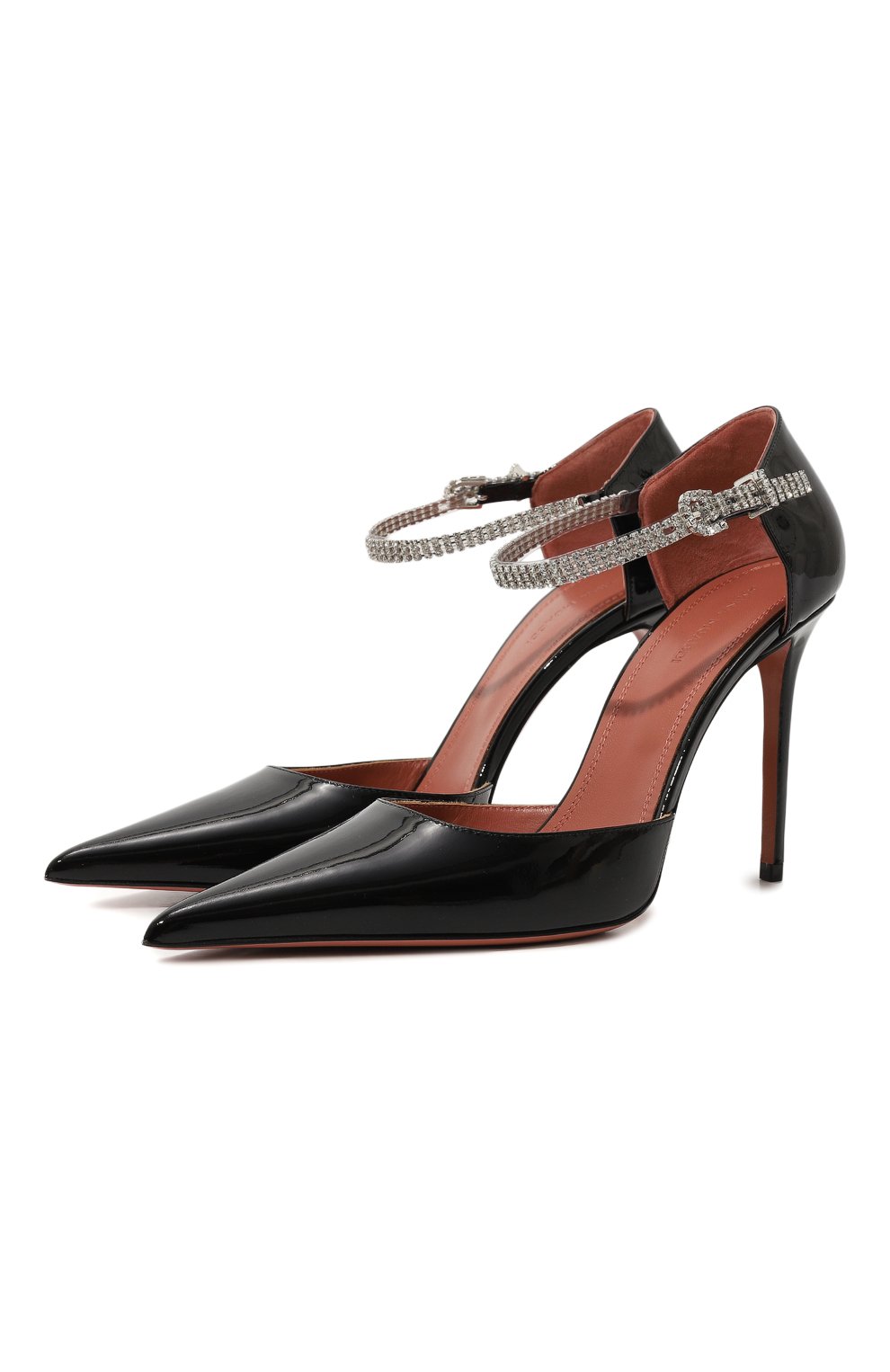 Кожаные туфли ursina AMINA MUADDI, арт. URSINA PUMP 95/PATENT, фото 1