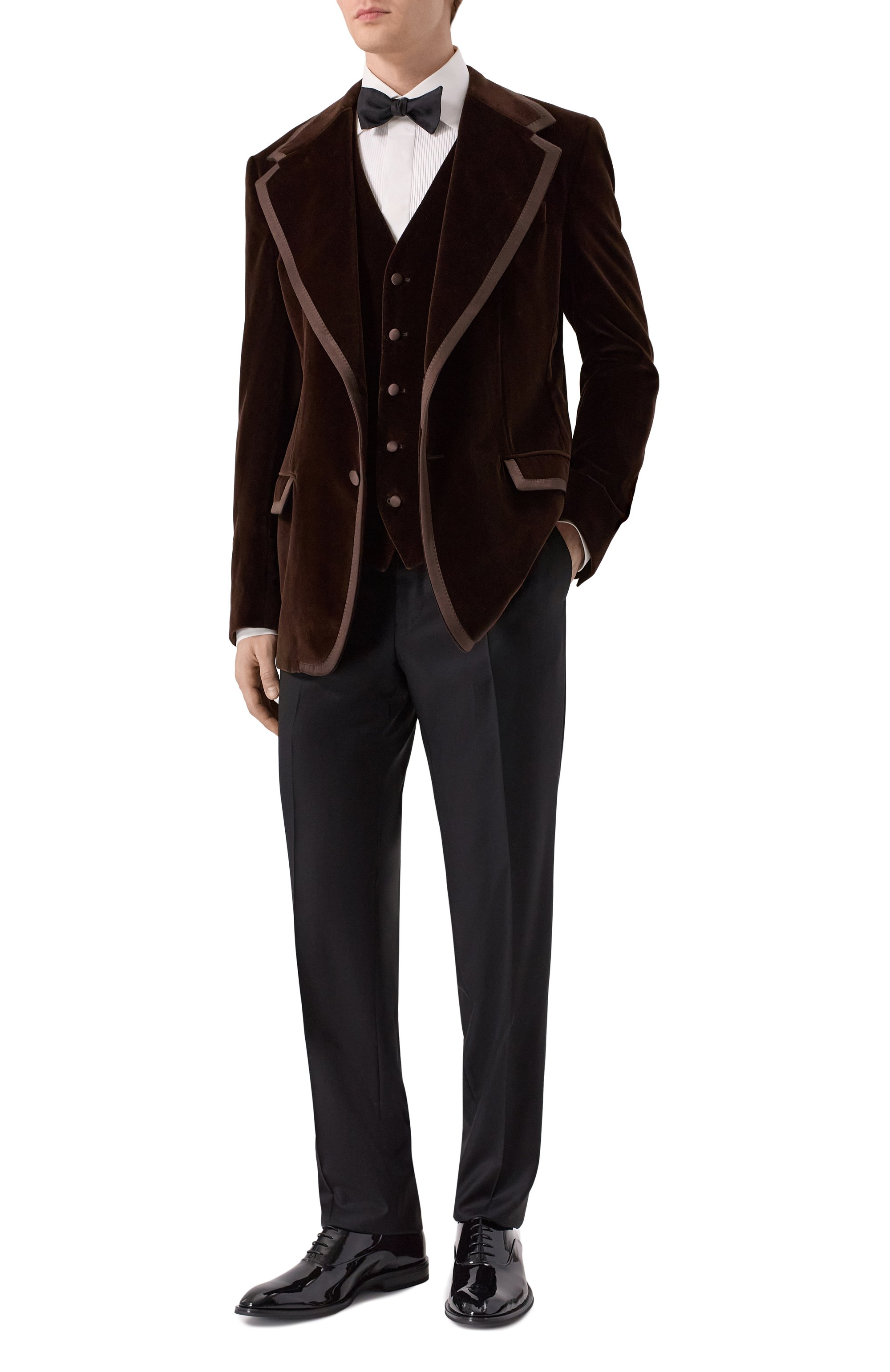 Бархатный пиджак DOLCE & GABBANA, арт. G2VP0T/FUVG7, фото 2