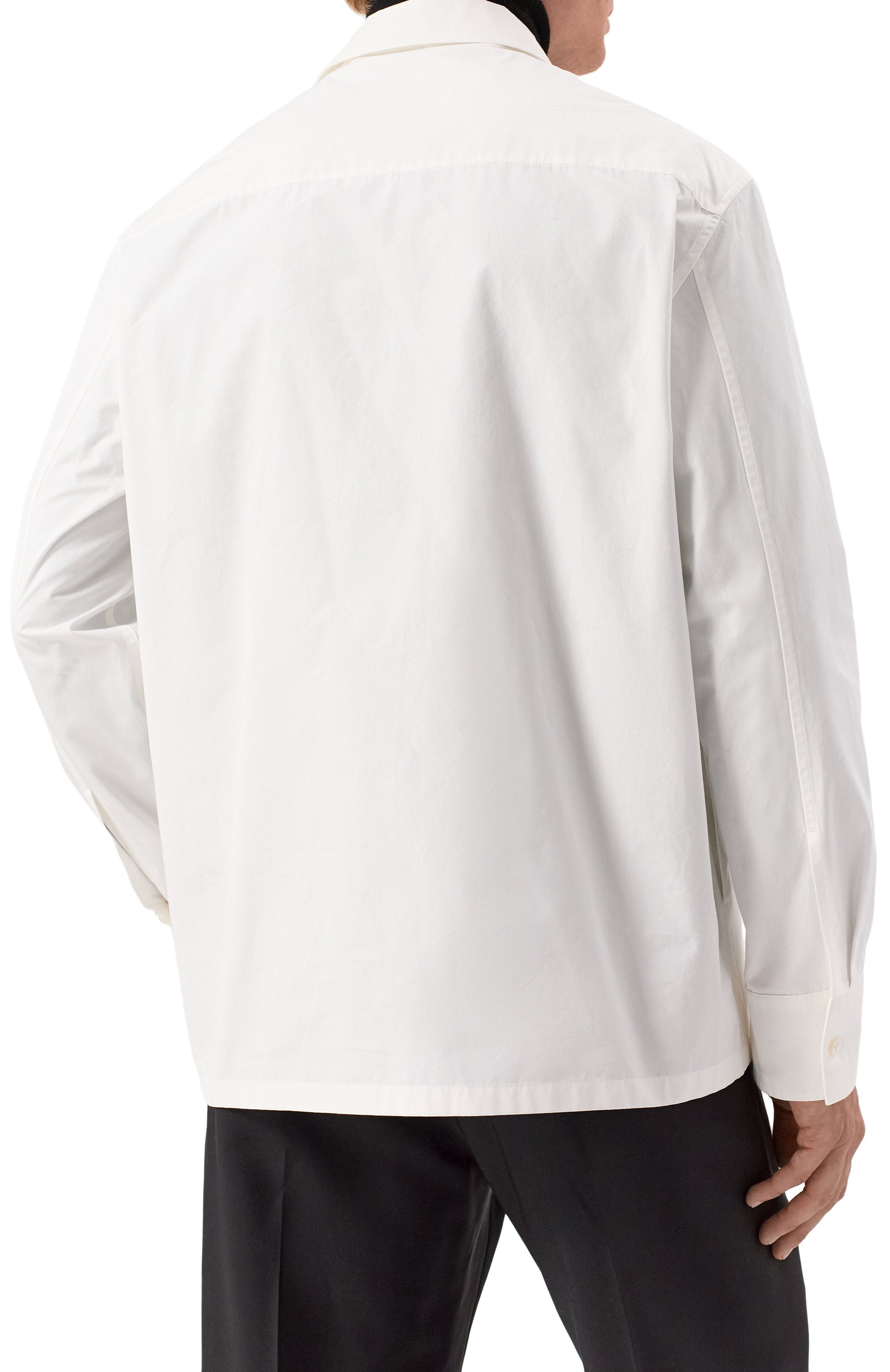 Хлопковая рубашка JIL SANDER, арт. J22DL0249/J45002, фото 4