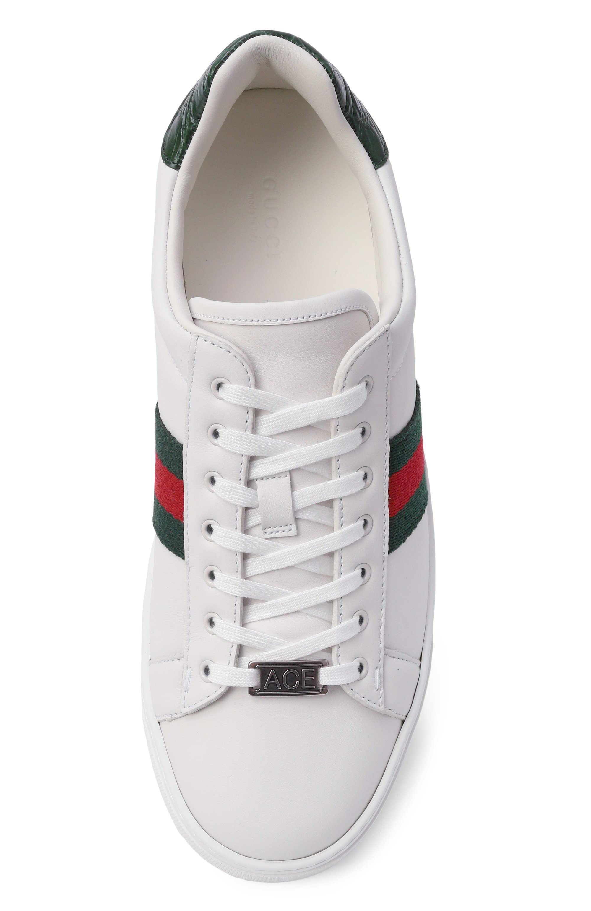 Кожаные кеды ace GUCCI, арт. 757943/AACAG, фото 6