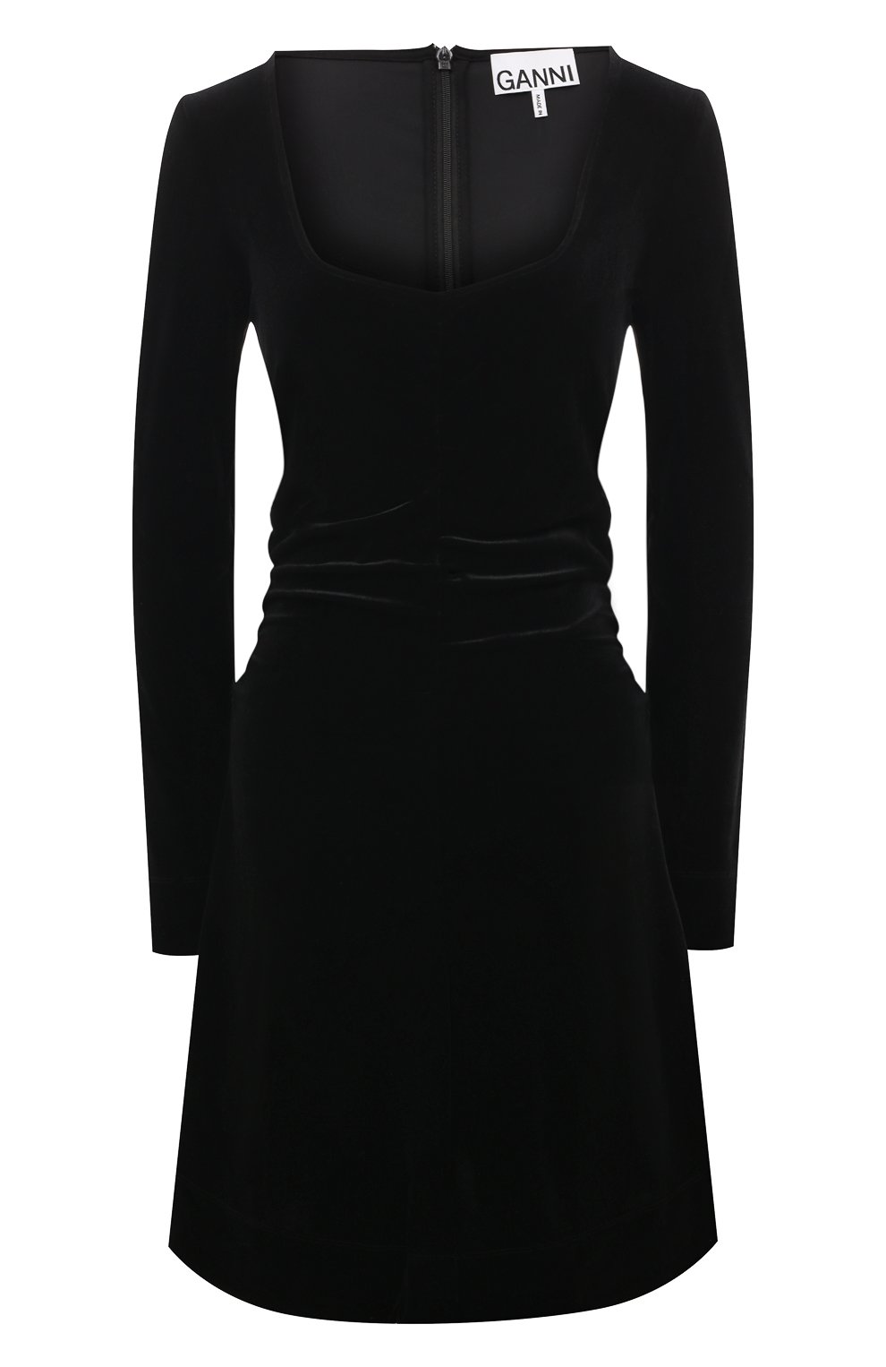 Бархатное платье GANNI, арт. T3830, фото 1