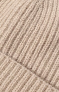 Детского кашемировая шапка GIORGETTI CASHMERE светло-бежевого цвета, арт. MB1856 | Фото 3 (Материал: Шерсть, Текстиль, Кашемир; Нос: Не проставлено; Материал сплава: Проставлено)