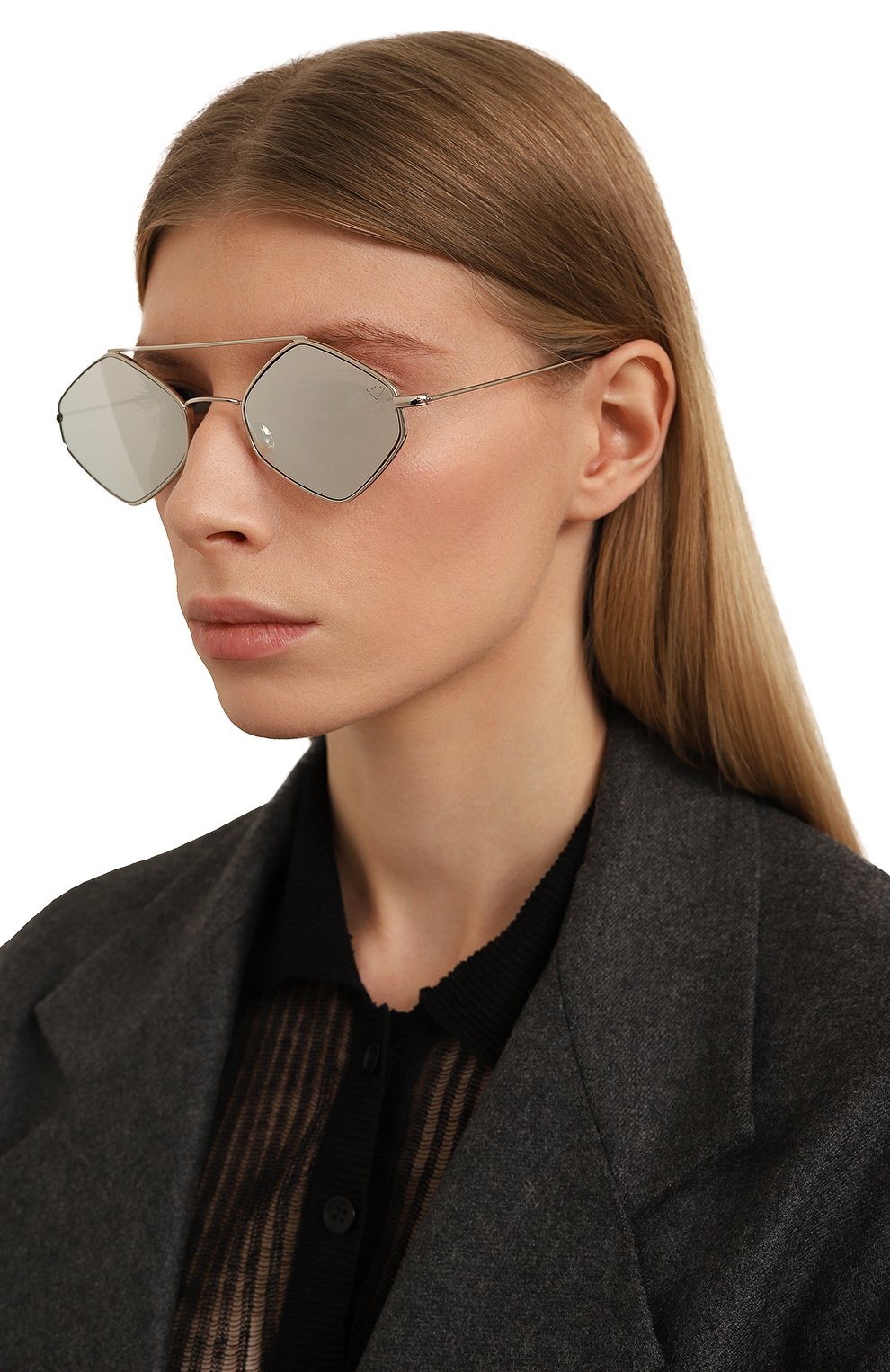 Солнцезащитные очки SPEKTRE, арт. RIGAUT 03DFT SILVER/SILVER MIRR0R, фото 2