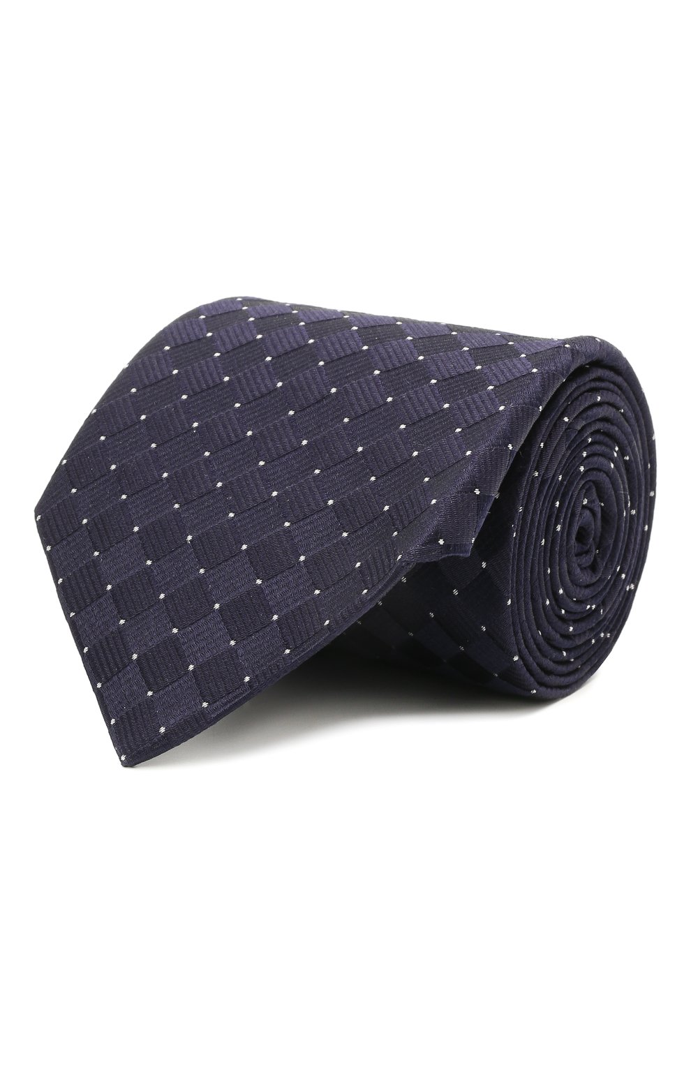Шелковый галстук LANVIN темно-синего цвета по цене 12600 руб., арт. 2145/TIE, фото 1 Шелковый галстук LANVIN, арт. 2145/TIE, фото 1