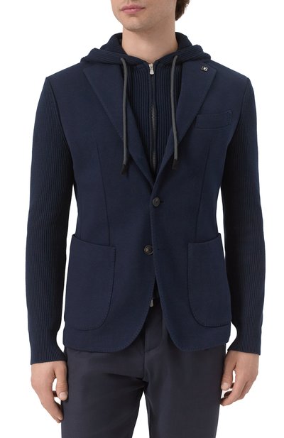 Хлопковый пиджак GRAN SASSO, арт. 23133/76012, фото 4