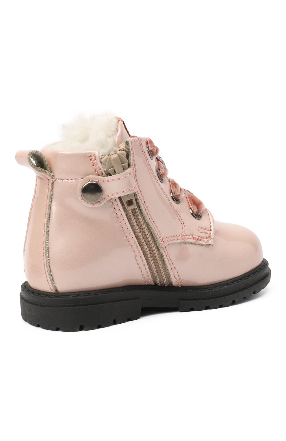 Кожаные ботинки с меховой отделкой WALKEY, арт. Y1A5-41080-1142/19-24, фото 3