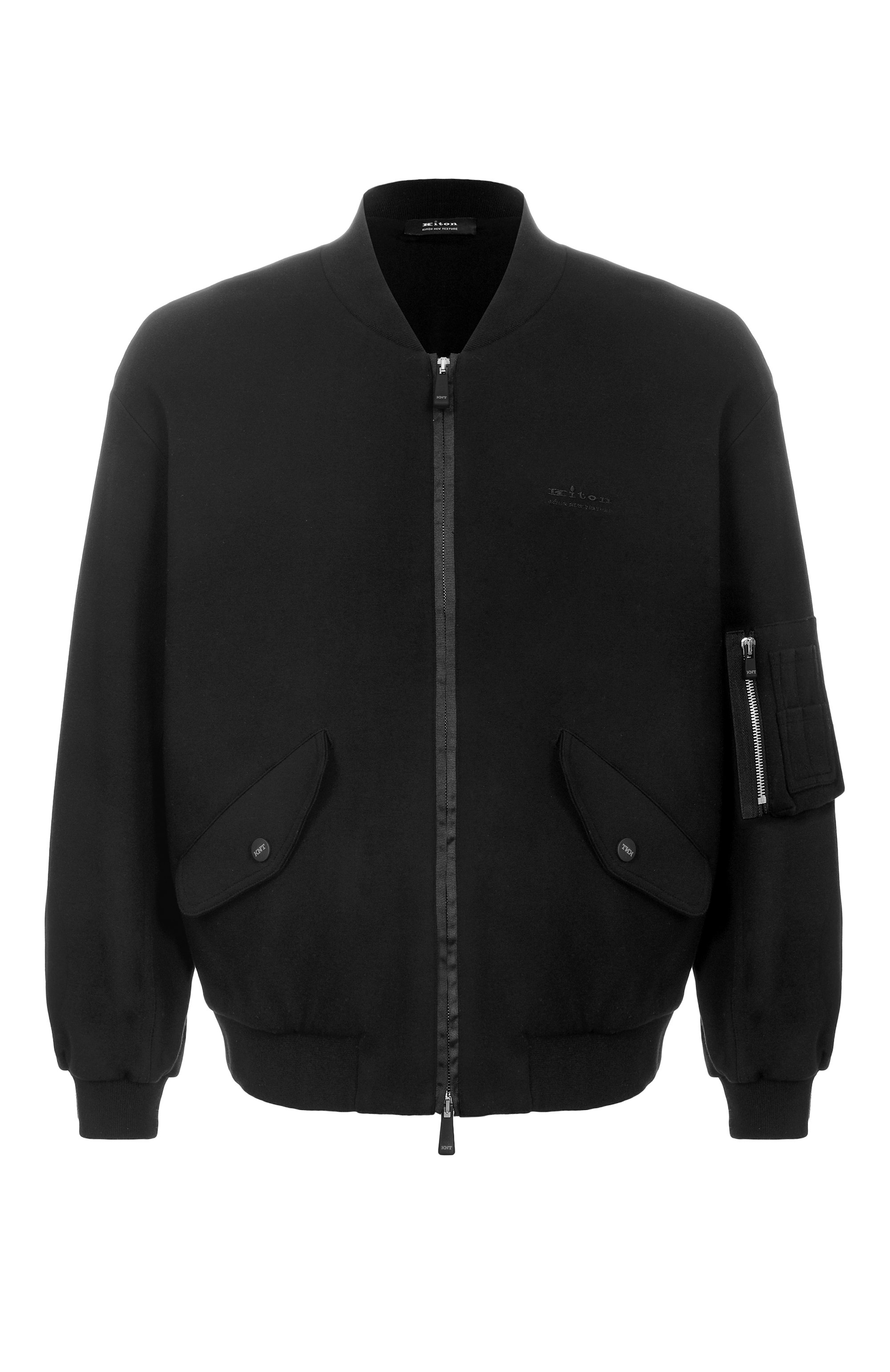 Бомбер из хлопка и шелка KITON, арт. UMM062602, фото 1