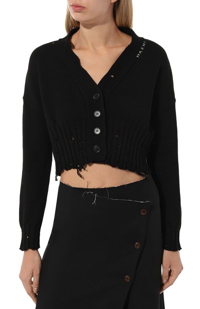 Хлопковый кардиган MARNI, арт. CDMD0223A2/UFC652, фото 3