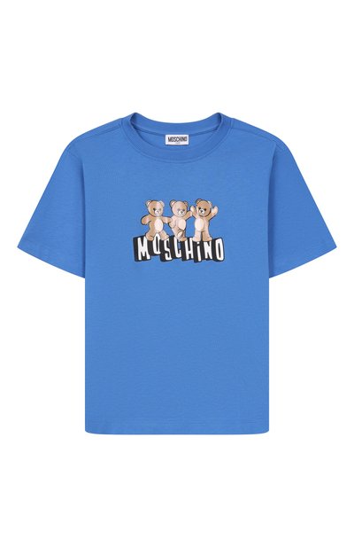 Хлопковая футболка MOSCHINO, арт. HUM05P/LAA23_001