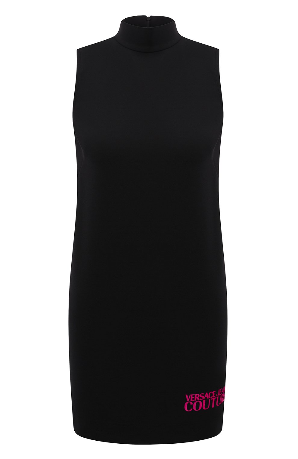 Платье VERSACE JEANS COUTURE черного цвета по цене 25350 руб., арт. D2HZA403-ZDP903 L0G0/13985, фото 1 Платье VERSACE JEANS COUTURE, арт. D2HZA403-ZDP903 L0G0/13985, фото 1