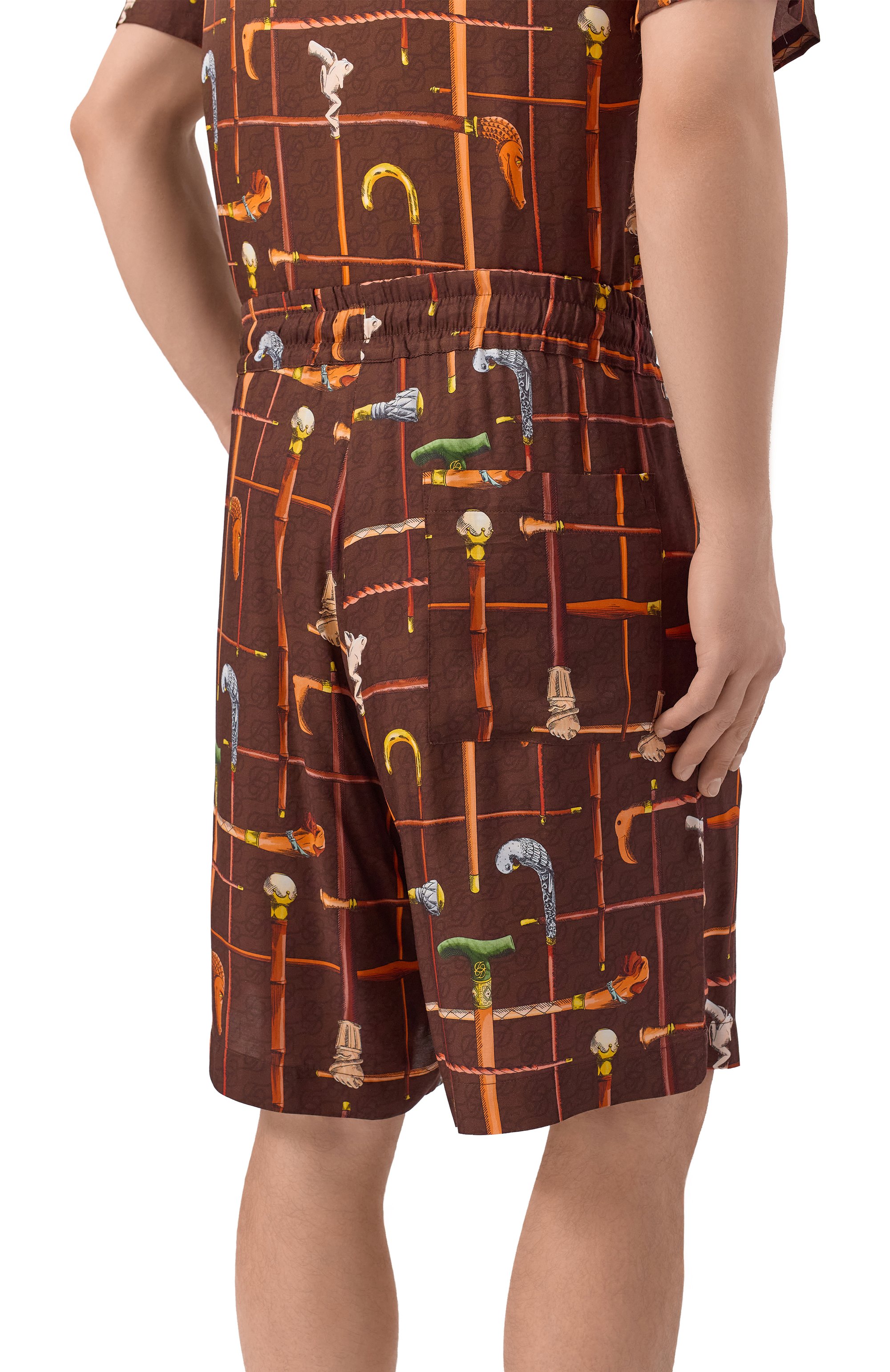 Шорты из вискозы DROLE DE MONSIEUR, арт. K-BS158-VI033-BN, фото 4