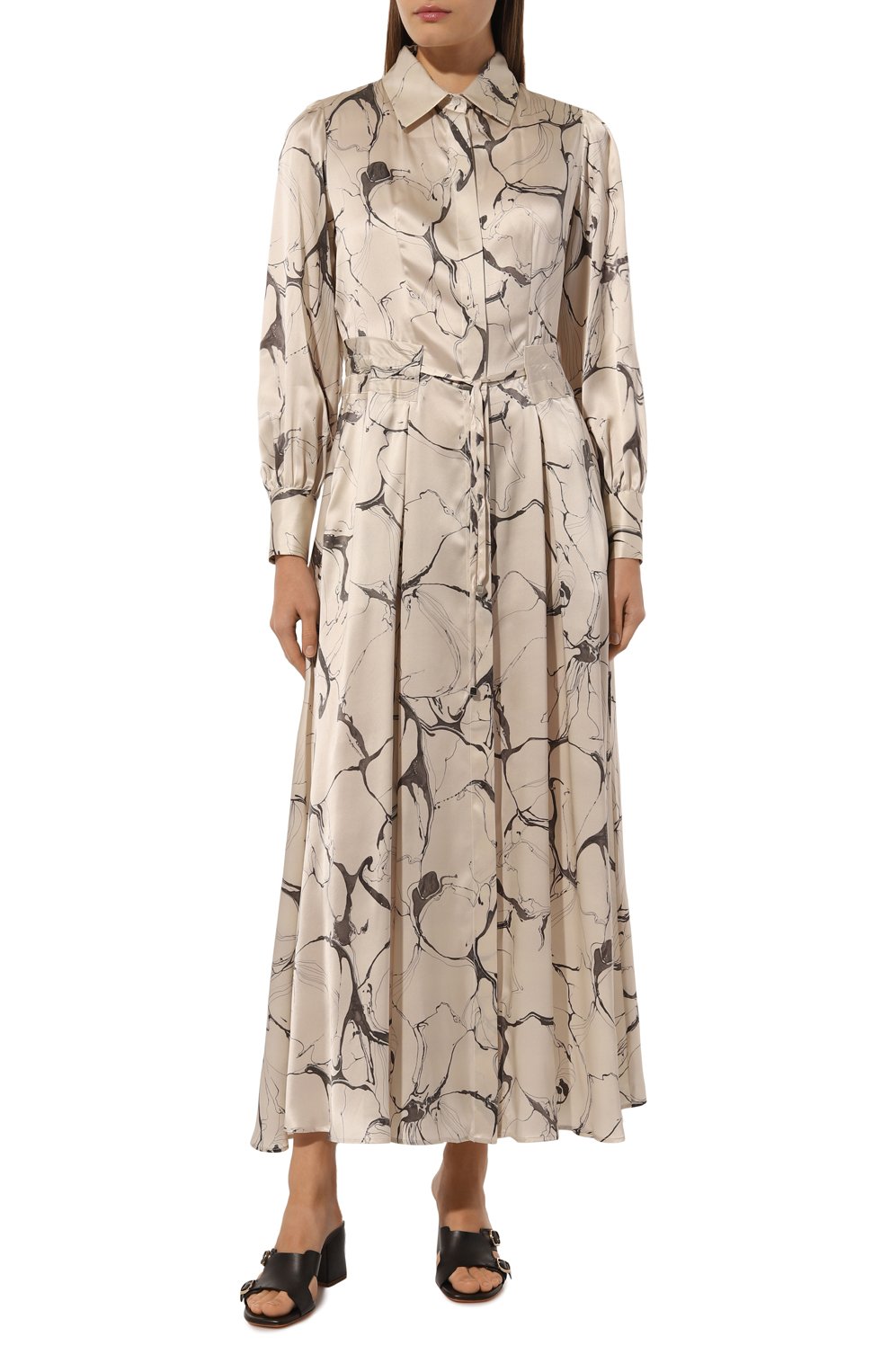 Шелковое платье KITON, арт. D58334K0561E07, фото 3
