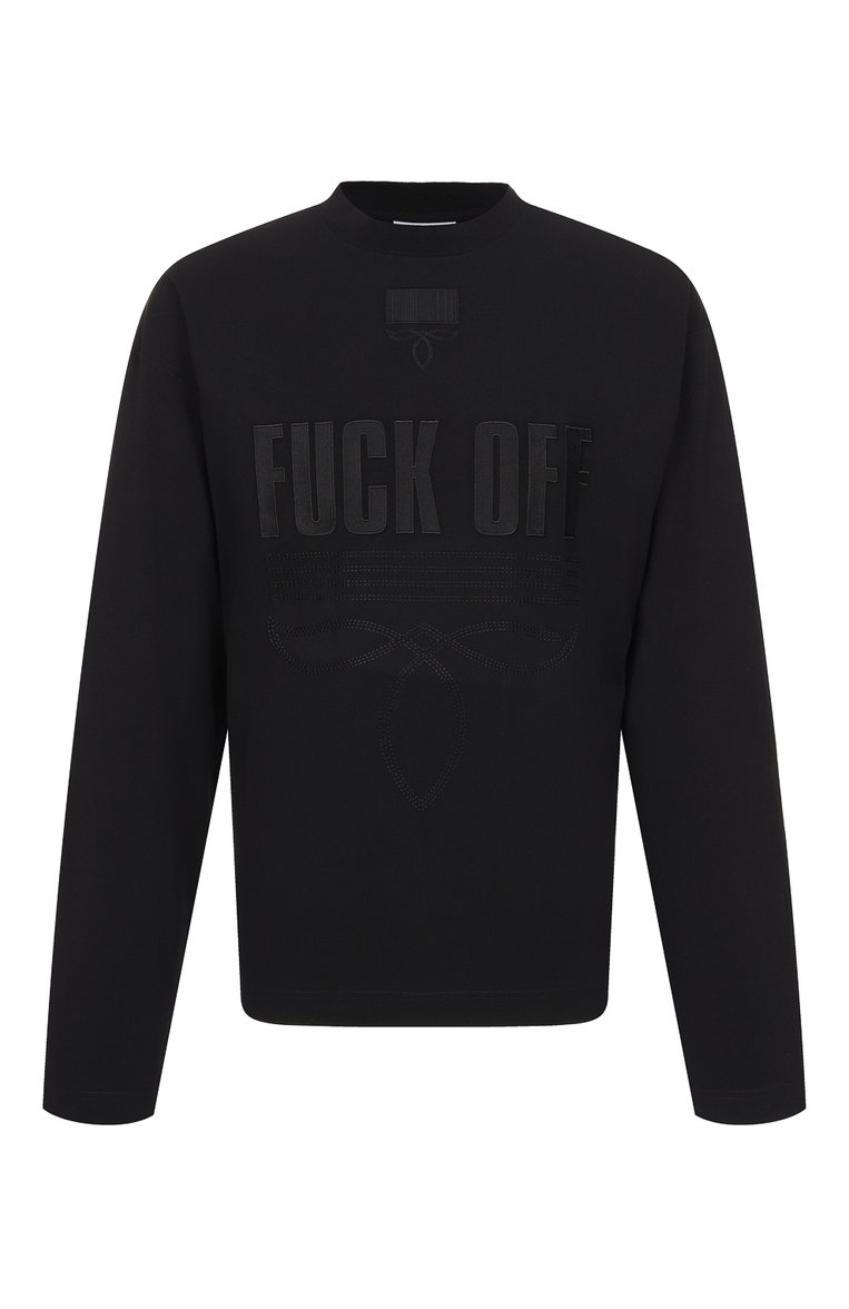 Хлопковый лонгслив VTMNTS, арт. VL20LS120BB, фото 1