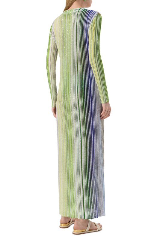 Платье из вискозы Missoni DS25SM0D/BK042D Разноцветный  DS25SM0D/BK042D Фото 4