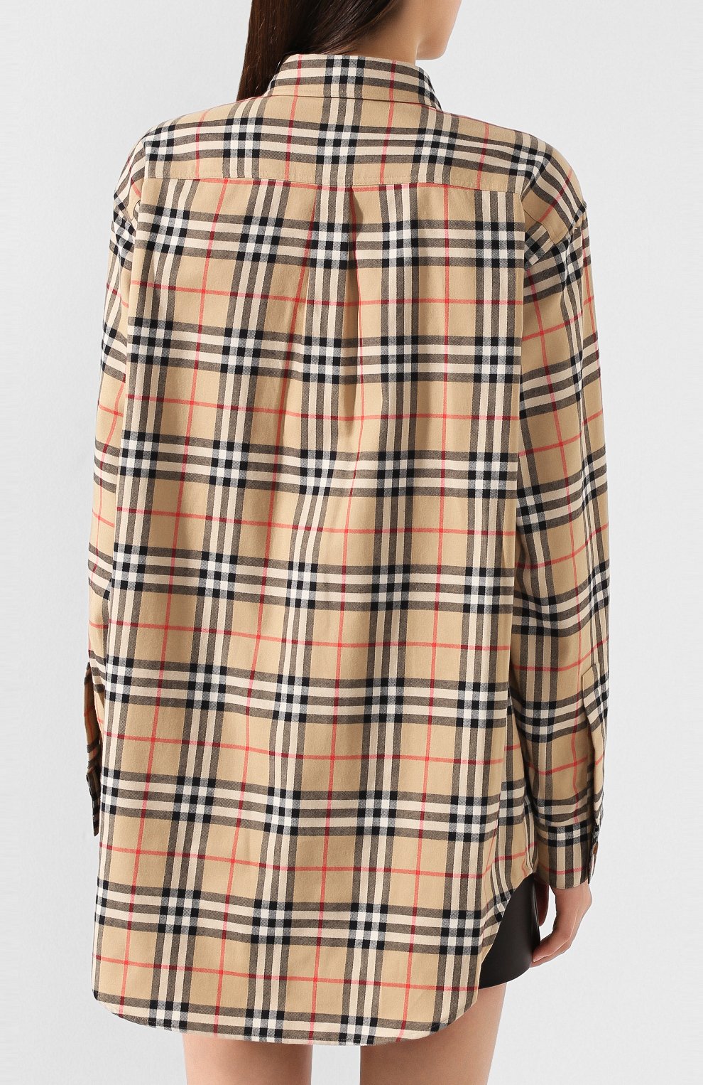 Хлопковая рубашка BURBERRY, арт. 8021051, фото 4