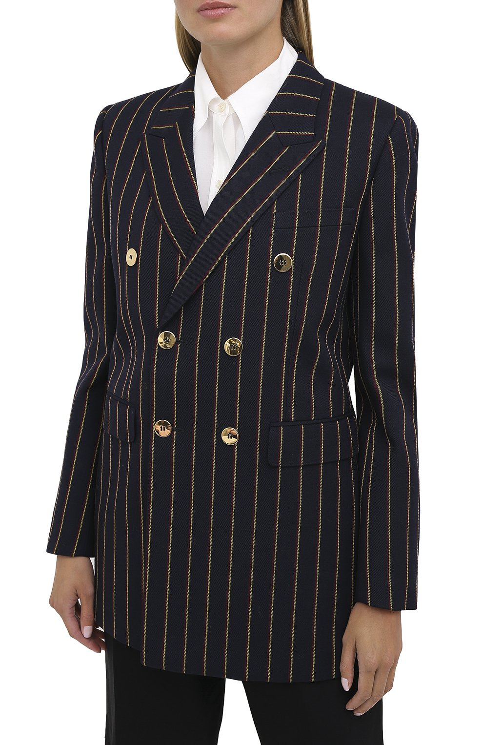 Шерстяной жакет SAINT LAURENT, арт. 631607/Y3B77, фото 3