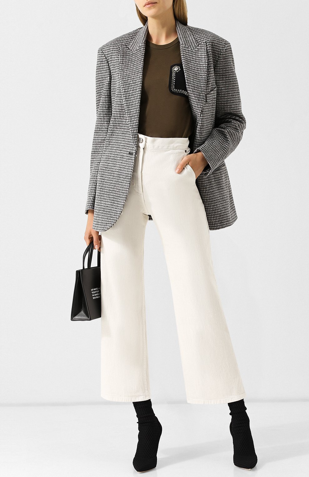 Джинсы RACHEL COMEY белого цвета по цене 36350 руб., арт. 49-506 DENIM, фото 2 Джинсы RACHEL COMEY, арт. 49-506 DENIM, фото 2