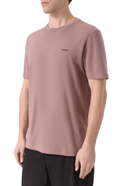 Хлопковая футболка HUGO, арт. 50466158, фото 3