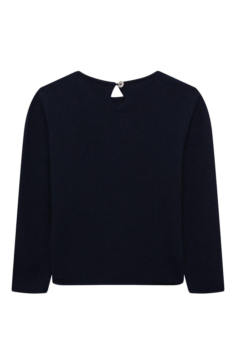 Кашемировый пуловер OSCAR ET VALENTINE темно-синего цвета по цене 21000 руб., арт. W23PUL01LM, фото 2 Кашемировый пуловер OSCAR ET VALENTINE, арт. W23PUL01LM, фото 2