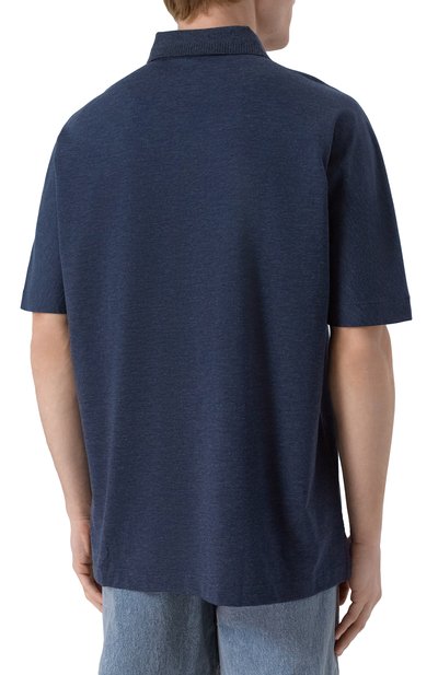 Поло из лиоцелла и хлопка BOSS, арт. 50548972, фото 4