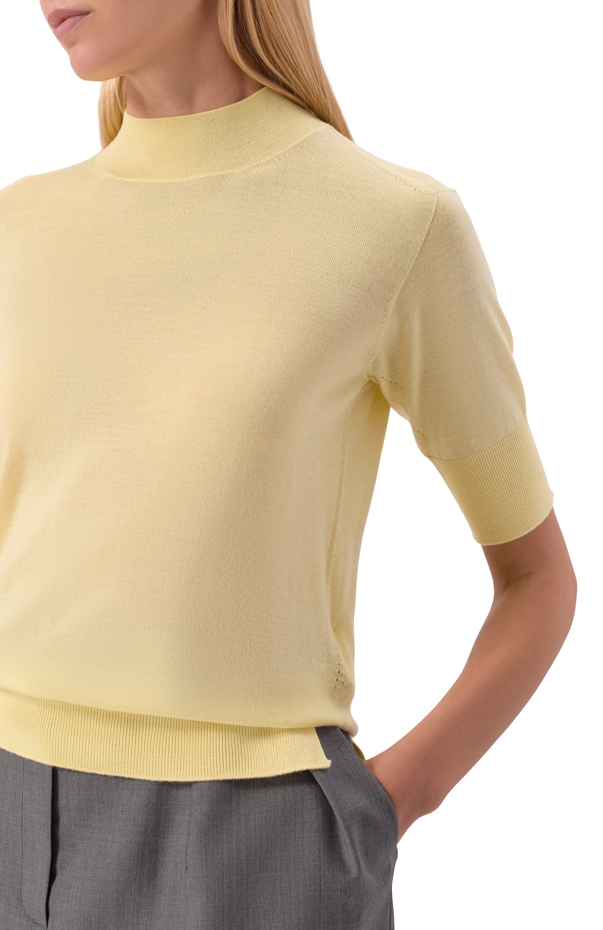 Пуловер из кашемира и шерсти JIL SANDER, арт. J01GP0004-J14501, фото 5