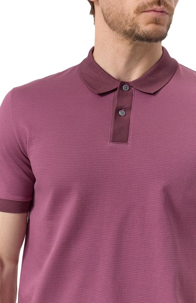 Хлопковое поло BOSS, арт. 50532246, фото 5