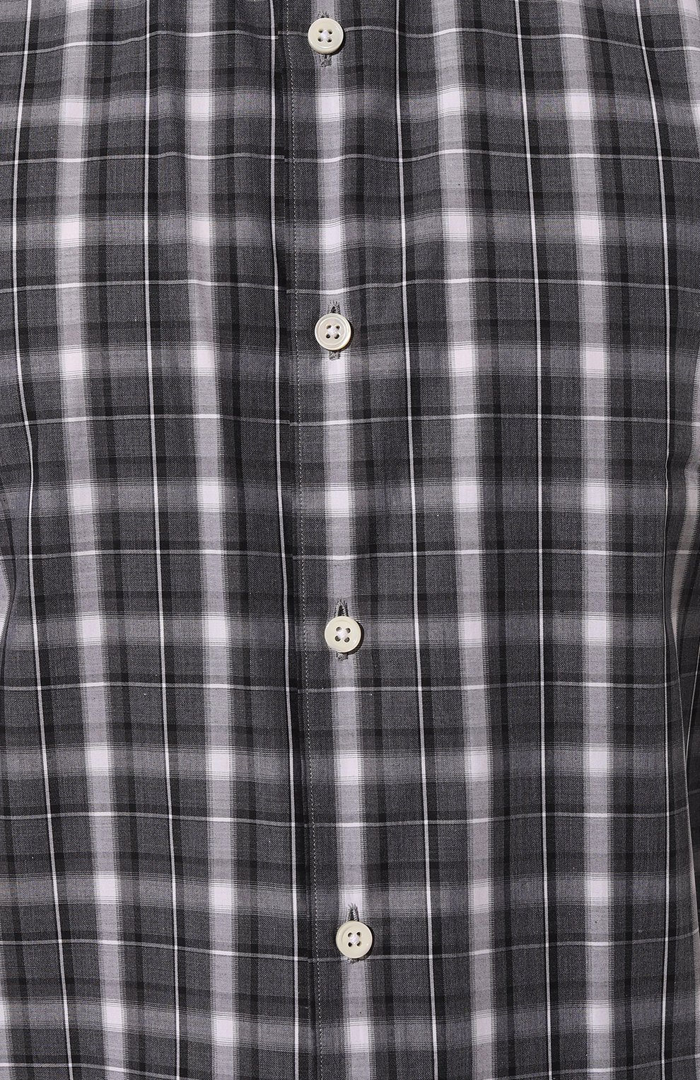 Хлопковая рубашка ZEGNA темно-серого цвета по цене 49150 руб., арт. UCX03A6/SRF5, фото 5 Хлопковая рубашка ZEGNA, арт. UCX03A6/SRF5, фото 5