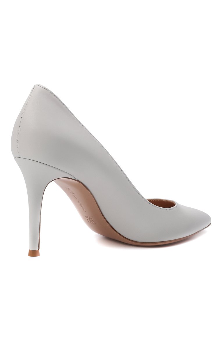Женские кожаные туфли gianvito 85 GIANVITO ROSSI белого цвета, арт. G24580.85RIC.VITBIAN | Фото 5 (Материал внутренний: Натуральная кожа; Статус проверки: Проверено, Проверена категория; Подошва: Плоская; Каблук тип: Шпилька; Каблук высота: Высокий; Материал внешний: Натуральная кожа; толщина подошвы: 1; ширина носка стельки: 7,4, 8)