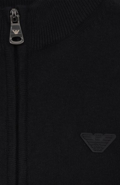 Кардиган из хлопка и шерсти EMPORIO ARMANI, арт. EB000439/AF15211, фото 3