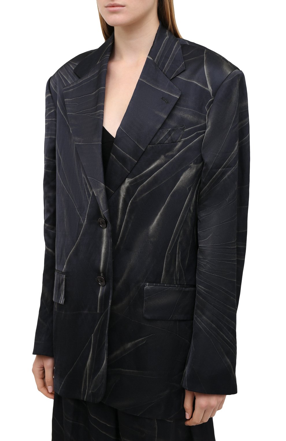 Жакет из вискозы и хлопка DRIES VAN NOTEN, арт. 212-010408-3325, фото 3