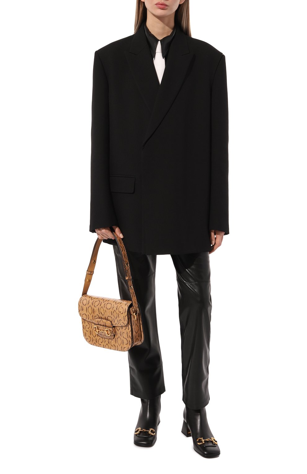 Сумка 1955 horsebit small из кожи питона GUCCI, арт. 602204 L1G0G, фото 7