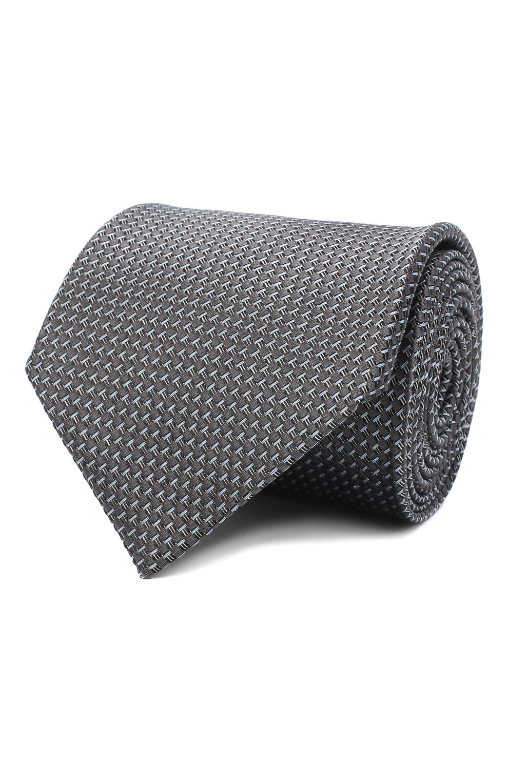 Шелковый галстук LANVIN серого цвета по цене 12600 руб., арт. 3236/TIE, фото 1 Шелковый галстук LANVIN, арт. 3236/TIE, фото 1