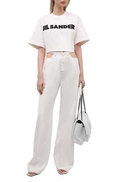 Хлопковая футболка JIL SANDER, арт. JSCT707050-WT248508, фото 2