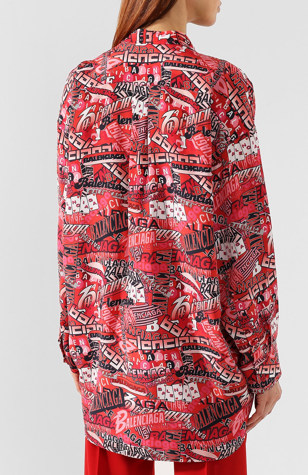 Шелковая блузка BALENCIAGA, арт. 571280/TELG1, фото 4