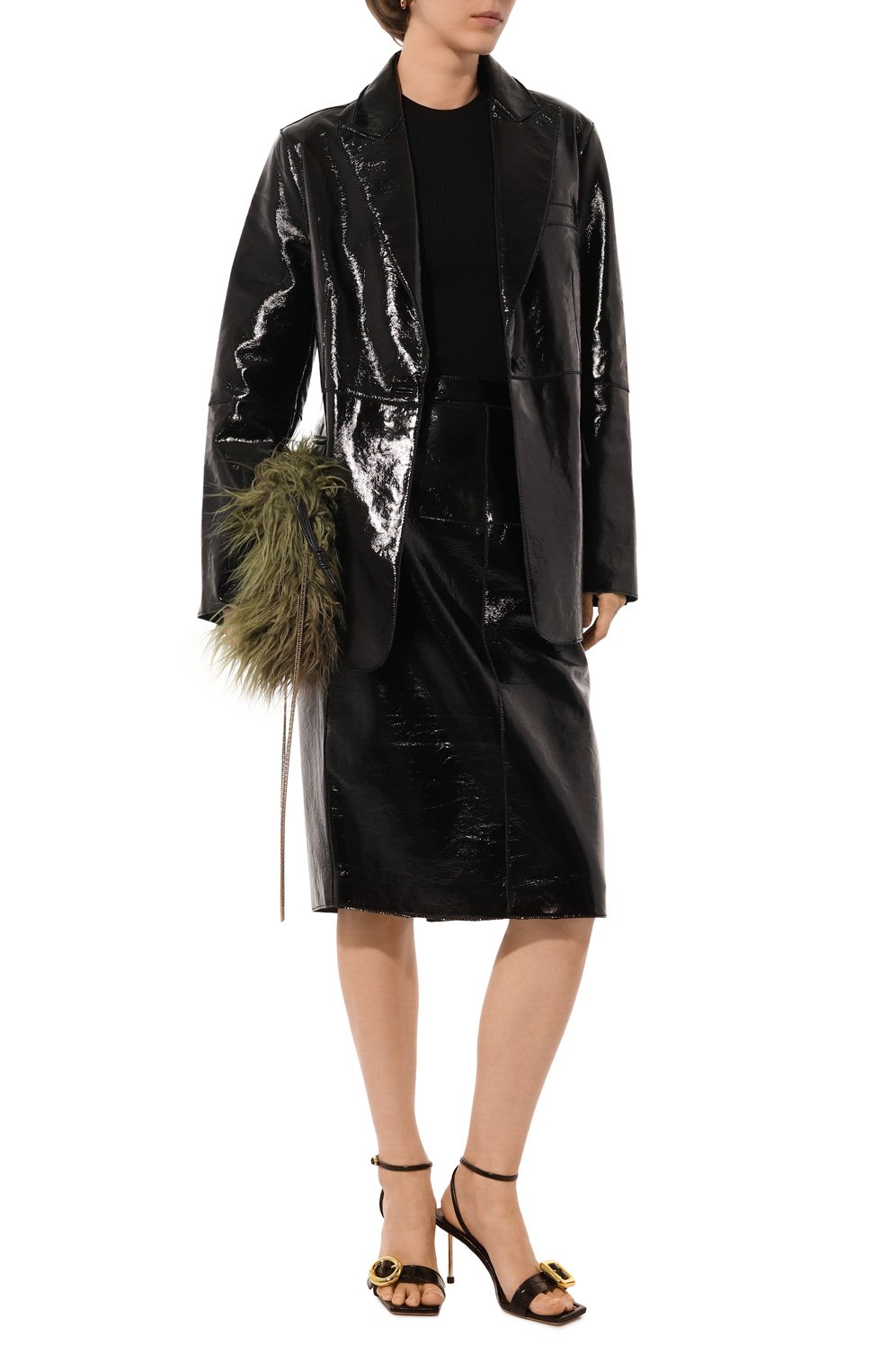 Кожаный жакет P.A.R.O.S.H., арт. D431565, фото 2