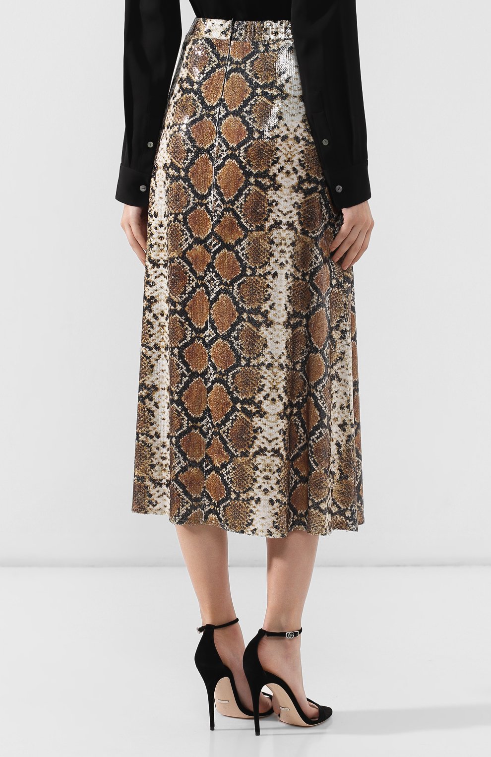 Юбка с принтом IN THE MOOD FOR LOVE, арт. THE KATE SKIRT, фото 4