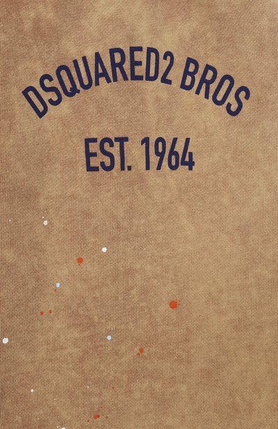 Хлопковые шорты DSQUARED2 светло-коричневого цвета по цене 22950 руб., арт. DQ3202/D0AG9, фото 3 Хлопковые шорты DSQUARED2, арт. DQ3202/D0AG9, фото 3