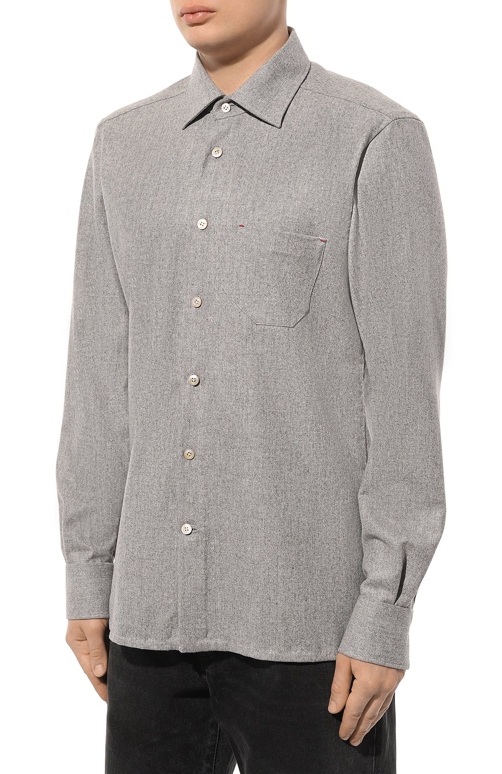 Шерстяная рубашка KITON, арт. UMCNERK0131C01, фото 3