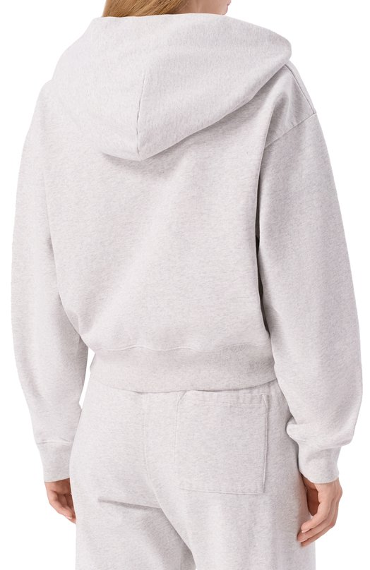 Хлопковая толстовка Sporty and Rich ST068602043GY03 Серый  ST068602043GY03 Фото 4