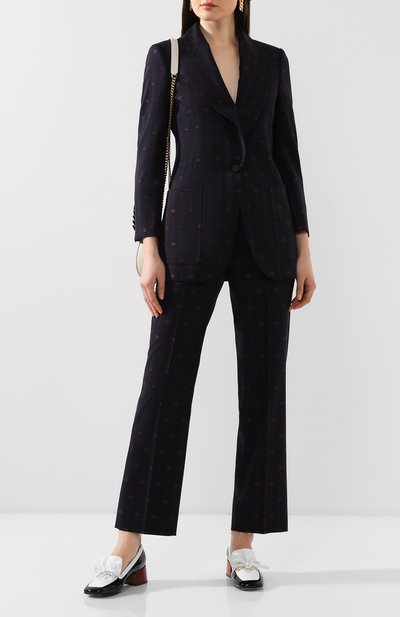 Шерстяные брюки GUCCI, арт. 595172/ZABJ0, фото 2