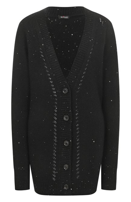 Женский кардиган из кашемира и шелка KITON, арт. D60701BLACK