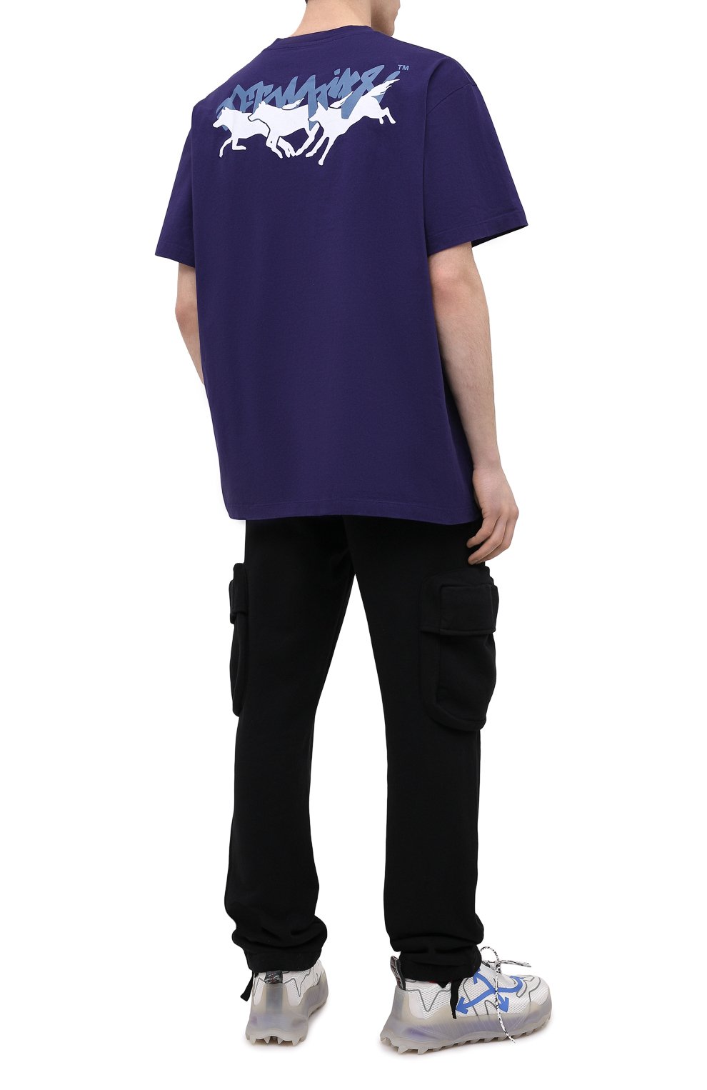 Хлопковая футболка OFF-WHITE, арт. 0MAA038R21JER006, фото 2