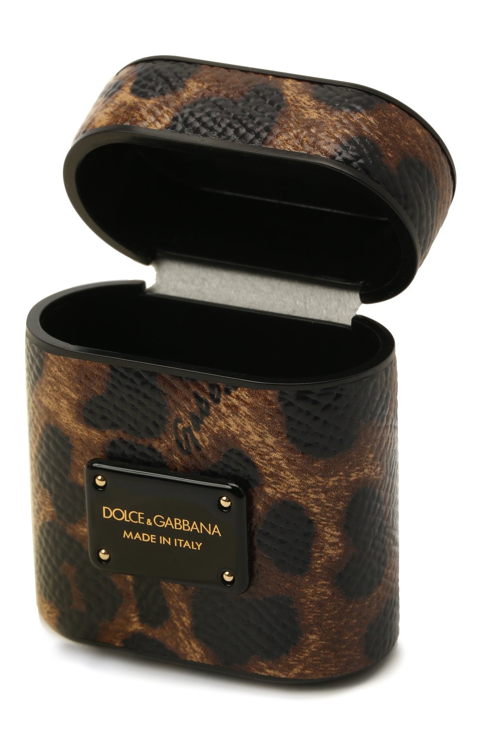 Чехол для airpods DOLCE & GABBANA коричневого цвета по цене 21850 руб., арт. BI2572/AC068, фото 3 Чехол для airpods DOLCE & GABBANA, арт. BI2572/AC068, фото 3
